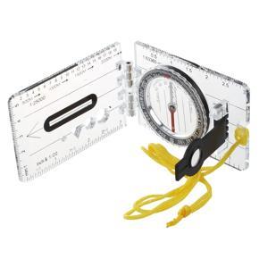 XHHDQES 2X Foldable Navigation Camping Baseplate Compass Ruler Map