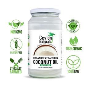 Ceylon Naturals Organic Extra Virgin Coconut Oil 1000ml