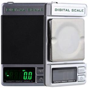 GMTOP 500g/0.1g 100g/0.01g Dual Accuracy Mini Digital Weight Pocket Scale Weighing Tool