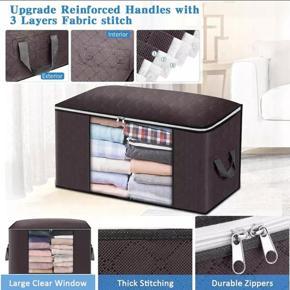Amazon Bestselling 1Pcs Large Toys Blanket Clothes Storage Bag Organizer and Storage Containers