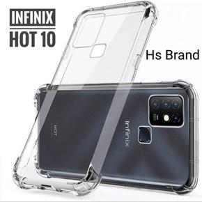 Soft Silicon Bumper Transparent Case Back Cover FOR Infinix Hot 10