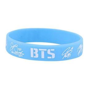 BTS Rubber Wristsband - Blue