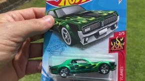 Hotwheels '68 Mercury Cougar, HW Flames 2/5 [Green] 207/250