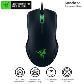 Razer Lancehead Tournament Edition Wired Gaming Mouse RGB Gaming Mouse Ergonomic Mice with 5G Optical Sensor 16000DPI Pink