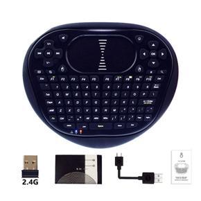 New T8 Wireless Mini Keyboard 2.4G Air Fly Mouse Rubber Keyboard Touchpad