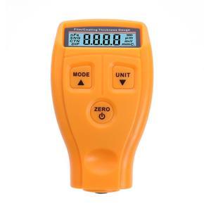 Paint Thickness Gauge Meter Coating Thickness Gauge Paint Depth Gauge Meter with Backlight LC-D Display(Blue)