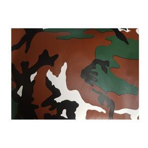 Woodland Camouflage Vinyl Wrap Car Camouflage Color Film Color Change Sticker Decal Film Air Release for Car DIY Decoration (50*152cm)