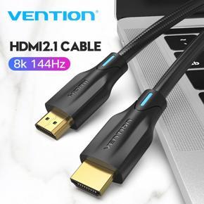 Vention HDMI 2.1 Cable for PC Laptop HDMI Cable 8K 60Hz 4K 120Hz 48Gbps Digital Cables for PS5 PS4 HDMI Splitter 8K HDMI 2.1