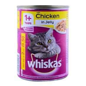 Whiskas jelly in tin cat food & treats