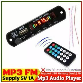 MP3 Player USB Power Supply AUX 3.5MM MP3 Module Decoder Board WMA FM TF Radio Audio With Remote Music Speaker 5V