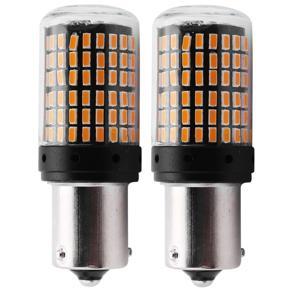 2Pcs Super Bright No Hyper Flash 1156 Canbus Car Led Light Ba15S P21W 144Smd 3014 Chips Car Led Turn Signal Reverse Tail Light Led Backup Bulbs