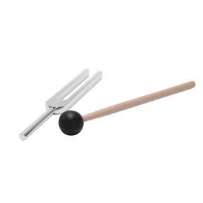 BRADOO 2X Aluminum Alloy + Wood Tuning Fork Chakra Hammer Ball Diagnostic 528HZ with Mallet Set System Testing Tuning Fork