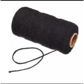 100% Craft T Rustic St Natural Cotton Rope Macrame n black