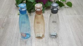 AZ - Unbreakable plastic water bottle - Tranparent - 1 Pc