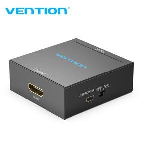 Vention HDMI to AV Converter HDMI to RCA CVBS L/R Video Adapter 1080P HDMI Switch with Mini USB Power Cable for TV  AV HDMI