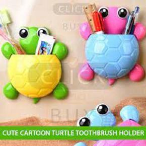 Cute Cartoon Turtle Toothbrush Multipurpose Holder