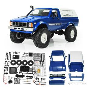DIY Kit WPL C-24 1:16 2.4G 4WD Remote Control Truck Off Road Rock RC Car Kid Toy - Blue