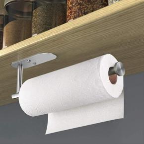 Paper Towel Holder Under Cabinet Self Adhesive Kitchen Countertop Wall Mount Paper Towel Holders with Screws