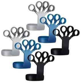 XHHDQES 6 Pieces Strength Training Grip Strengtheners Hand Strength Grip Exerciser Finger Expander and Grip Strength Trainer