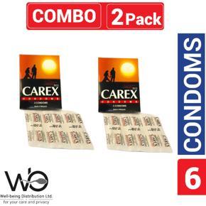 Carex - Classic Condom - Combo Pack - 2 Packs - 3x2=6pcs