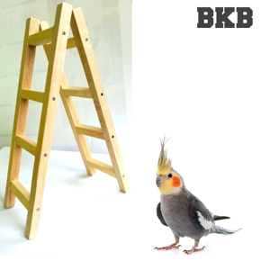 1 Feet Long Wooden Bird ladder fun cage toy for bird training