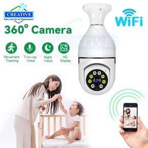V380 pro Bulb camera Smart bulb camera Wi-Fi Two Way Talk Night Vision CCTV Camera