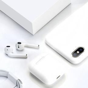 Good i12 TWS Earpods with SIlicone Cover, Good Quality, Sensor Touch, Comfortable Sound, Beautiful Looking - Good Battery Timing