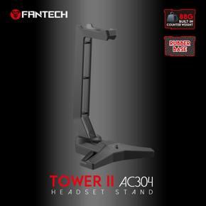 FANTECH AC304 TOWER II HEADSET STAND With Rubberized Base, Black.