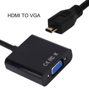 1080P HDMI Male To VGA Female Video Converter Adapter Cable For PC TV HDTV