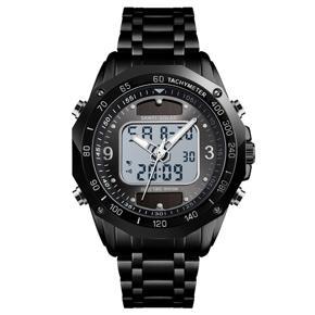 SKMEI Men Solar Power Luminous Dual Display Digital Analog Sport Wrist Watch