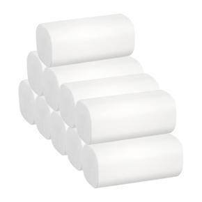 10 Rolls Tissues Roll Paper Towel Household Soft Toilet Paper Skin-friendly Wood Pulp for Home Bathroom Hotel Public Places