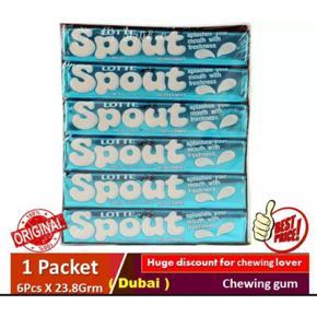 Spout Peppermint chewing gum -Dubai- 6Pic X 23.8Grm 142.8Grm