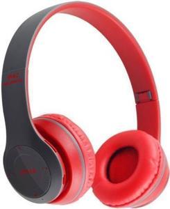 Wireless Bluetooth Headphone Red P47 Stereo Earphone with SD Card