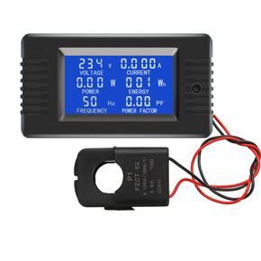 GMTOP PZEM-022 Open and Close CT 100A A-C Digital Display Power Monitor Meter Voltmeter Ammeter Frequency Current Voltage FA-Ctor Meter with Split CT