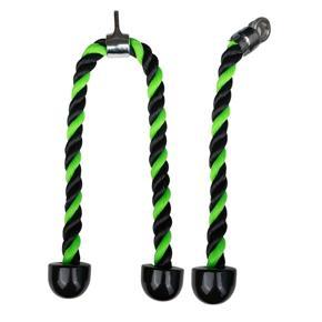 Tricep Rope Pull Down Heavy Duty Rope Cable Attachment Fitness Training Rope with Single Head Tricep Rope for Home Gym