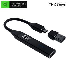 Razer THX Onyx Portable DAC Headphone Amplifier with THX AAA Technology HiFi Sound Quality Compatible with USB/USB-C Port