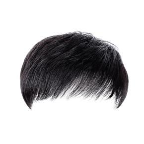 Men'S Handmade Wigs Natural Fluffy Invisible Replacement Hairpiece Men'S Overhead Replacement Block