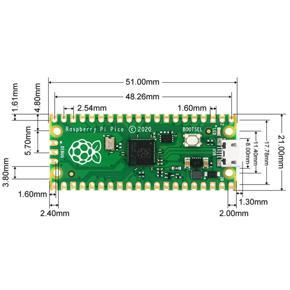 XHHDQES 5X for Raspberry Pi Pico A Low-Cost, High-Performance Microcontroller Board with Flexible Digital Interfaces