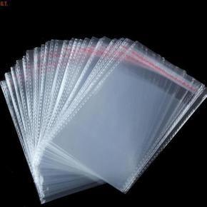 20 Pieces Magic Sticky Tape Resealable Recloasable Shopper Bag for packing