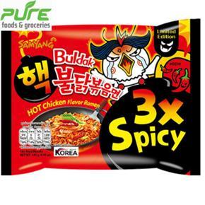 3x Spicy Ramen Noodles, Imported From Korea