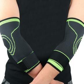 LuTing Pressurized Elbow Support Nylon Elastic Bandage Elbow Pad  Sports Brace With Fixing Straps