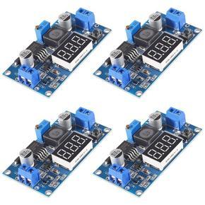 ARELENE 4Pcs LM2596 Buck Converter Step Down Adjustable Module DC-DC Voltage Regulator 3A DC-DC 3-40V to 1.5-35V Buck Converter