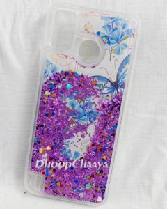 For Tecno Spark 6 Go - Unique Design Liquid 3D Glitter Floating Soft TPU Clear Case Cover