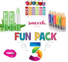 Lip Balm - Color Transforming Lip Balms - Pencil Lip - Babe Lip - Aloevera Lip - Long Lasting & Imported (Pack of 3)