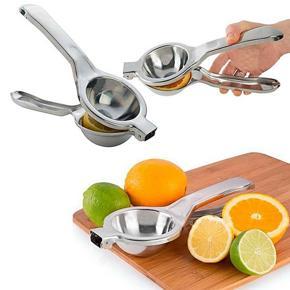 Hand Press Lemon Juicer Tool Stainless Steel Durable Press Machine for Fruit Juicing Makes Fresh Lemon Juice, Orange Juice, Lime Juice Easily