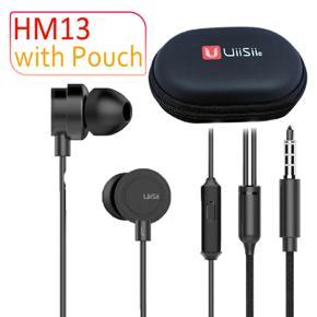 UiiSii HM 13 In-Ear Earphone (With Pouch) UiiSii HM13 Wired Noise Cancelling Dynamic Heavy Bass Music Metal In-ear with Mic Earphone UiiSii HM13 In-Ear Dynamic Headset with Microphone-(T.V.)