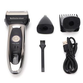 Himeng La 3‑In‑1 Hair Clipper Nose Trimmer Bead Shaver Men USB Rechargeable Kit