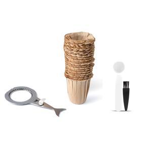 BRADOO 43PCS Cup Coffee Filter Paper Holder Hand Brewed Coffee Filter Paper Holder Drip Coffee Machine Filter Clip