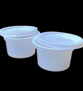 Clear/White Plastic Disposabless Cup 80ml - 50pcs Doi / Finni / Custurd One Time Use Disposabless