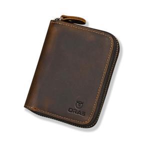 ORAS Premium Leather Zipper Wallet for Men